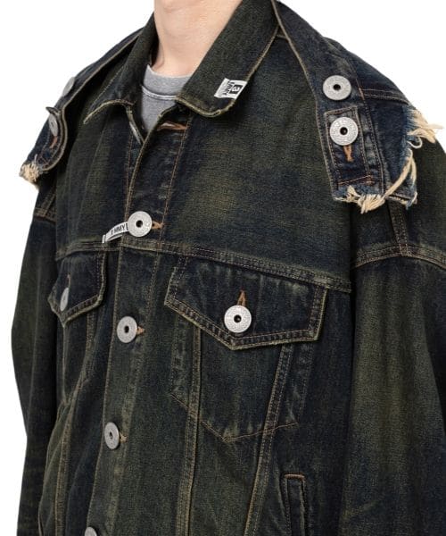 Maison MIHARA YASUHIRO/Reverse-Back Denim Jacket blue 46
