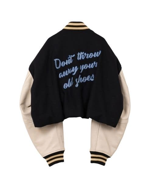 Maison MIHARA YASUHIRO/Roll-up Hem Stadium Jacket black 36