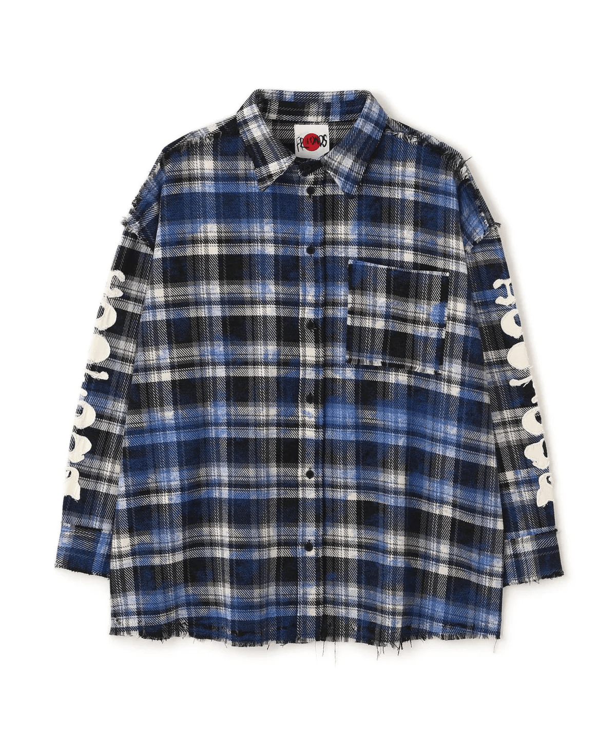 FR(13)NDS/フレンズ/DOGTOWN コラボチェックシャツ blue L