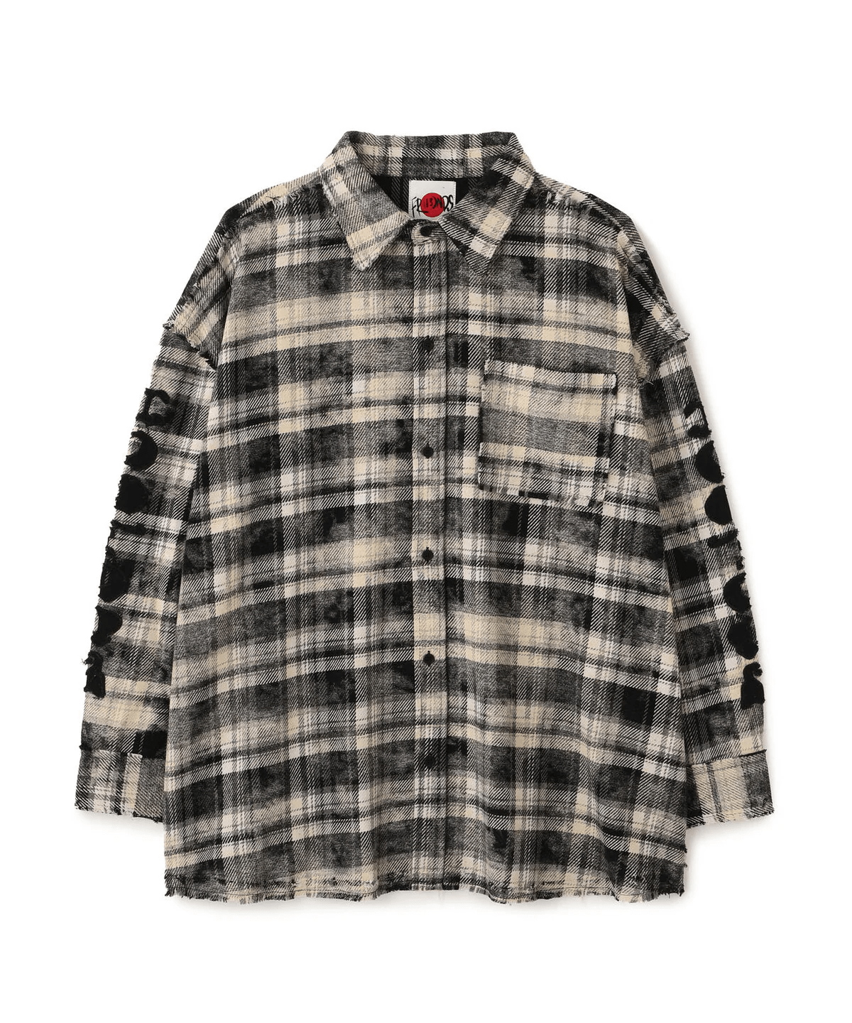 FR(13)NDS/フレンズ/DOGTOWN コラボチェックシャツ black M