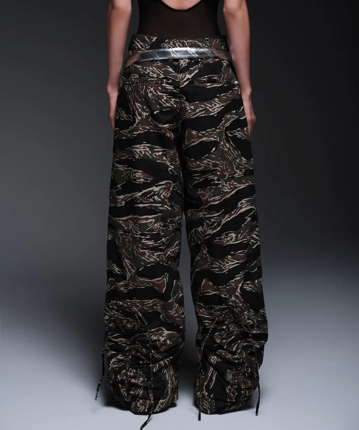 MITSUKI/ミツキ/WAIST V MILITARY PANTS CAMO  S