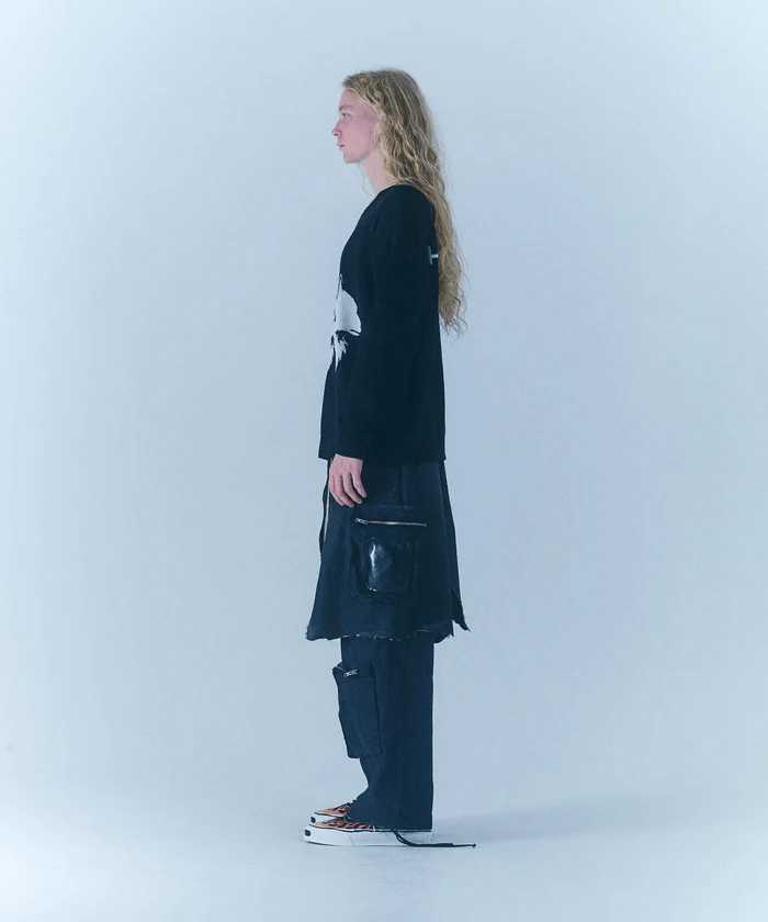 FR(13)NDS/フレンズ/Wolf M KNIT black L