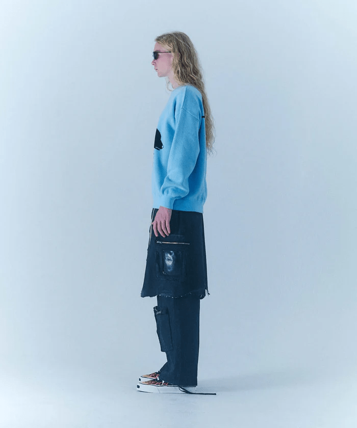 FR(13)NDS/フレンズ/Wolf M KNIT blue M