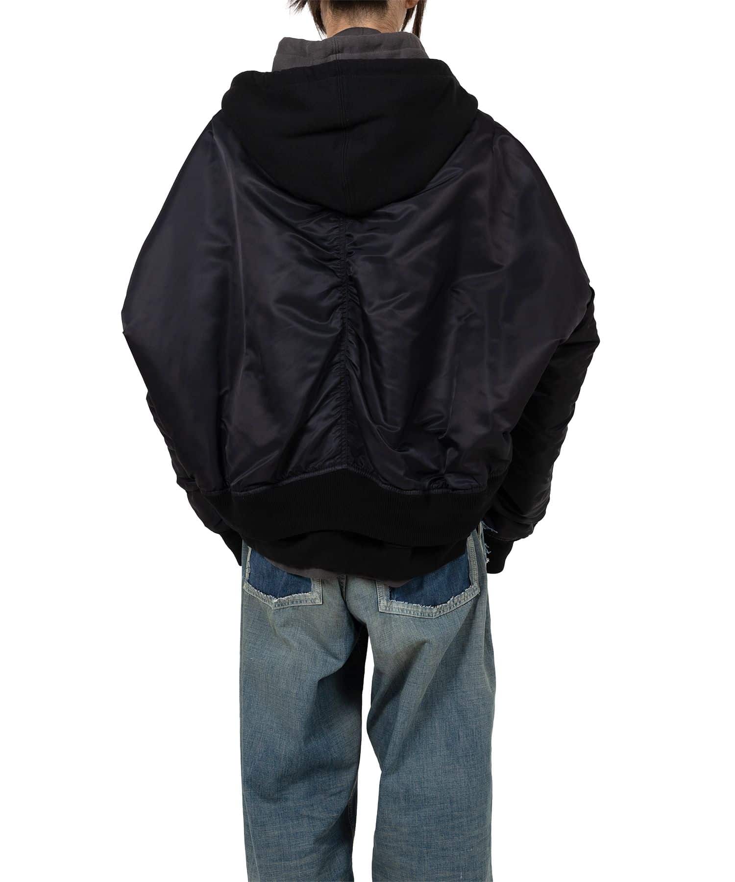 Maison MIHARA YASUHIRO/Triple Layered Flight Jacket black 36