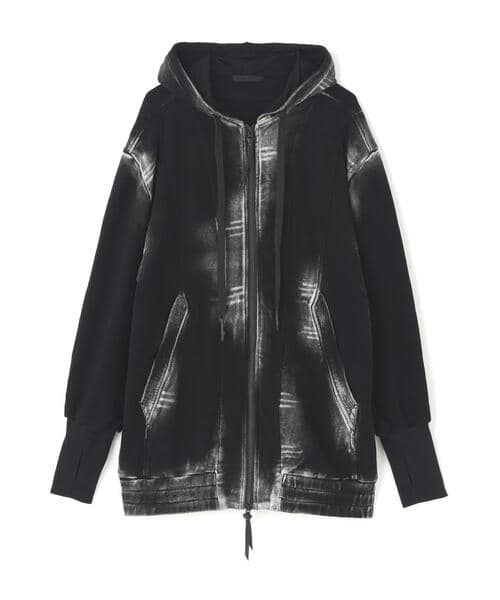 KMRii/ケムリ/Cordoba Long Parka_02 black 2