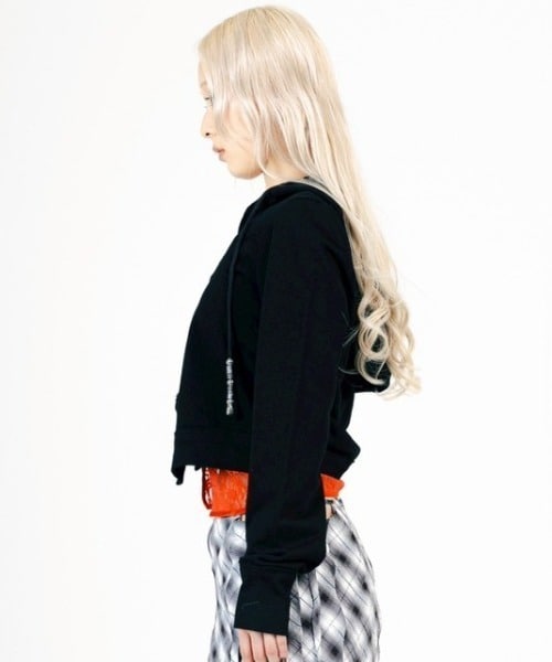 MITSUKI/ミツキ/WAVE ZIP PARKA black F