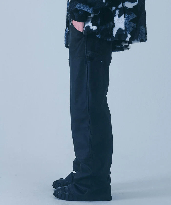 FR(13)NDS/フレンズ/コーティングダブルニーパンツ(M black)｜ ROYAL