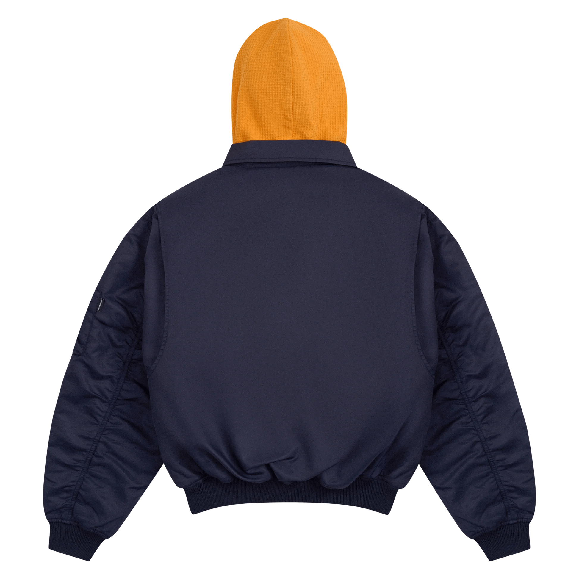 GOSHA RUBCHINSKIY/ゴーシャ・ラブチンスキー/Hooded Bomber Jacket navy L