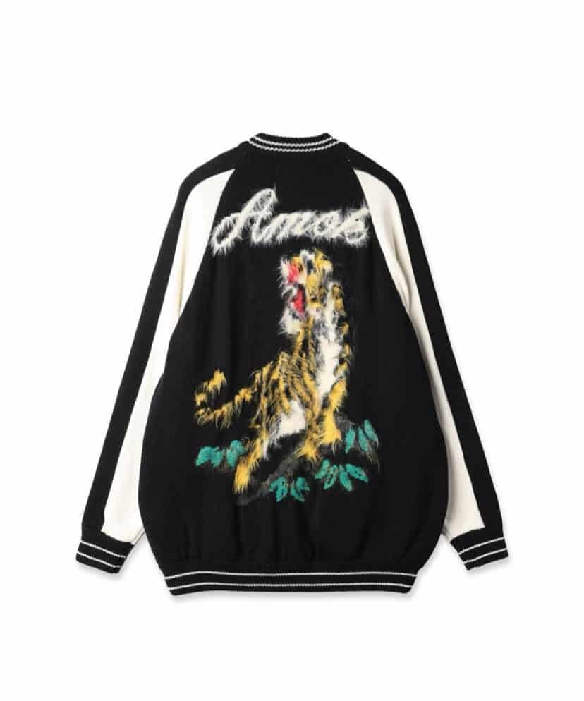 amok /アモク/SOUVENIOR KNIT JACKET black F