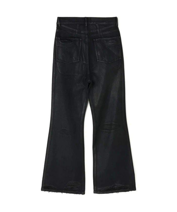 FR(13)NDS /フレンズ/BLACK COATINGFLARE PANTS black L