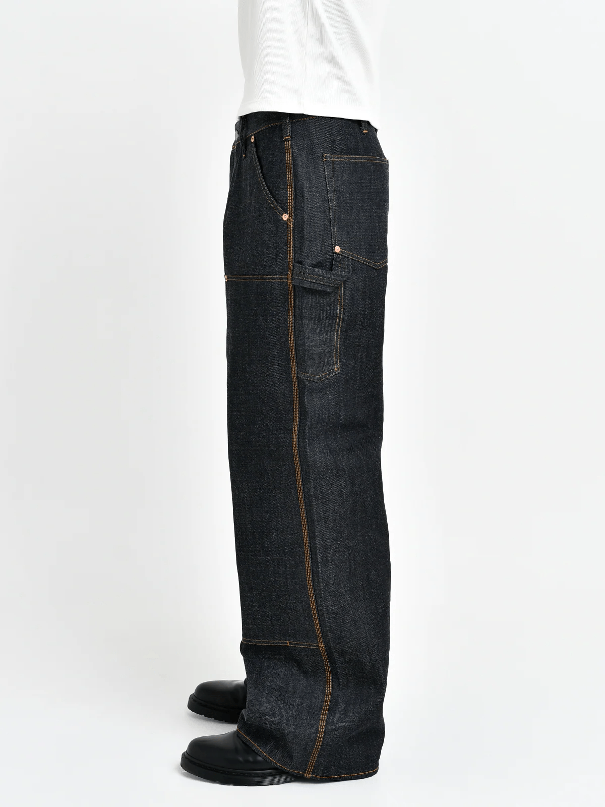 Bante/Japanese Double Knee Denim Pants - Indigo INDIGO 2