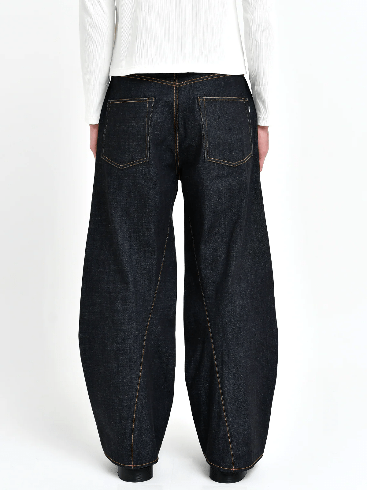 Bante/Japanese 3D Wide-Leg Jeans - Indigo indigo 2