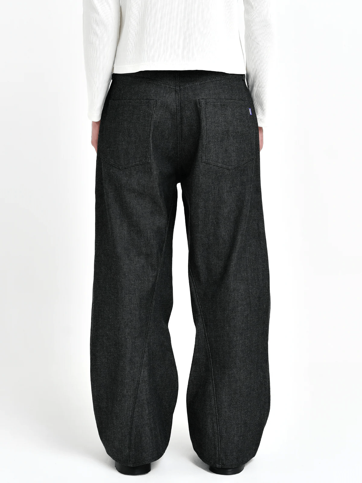 Bante/Japanese 3D Wide-Leg Jeans - black black 2