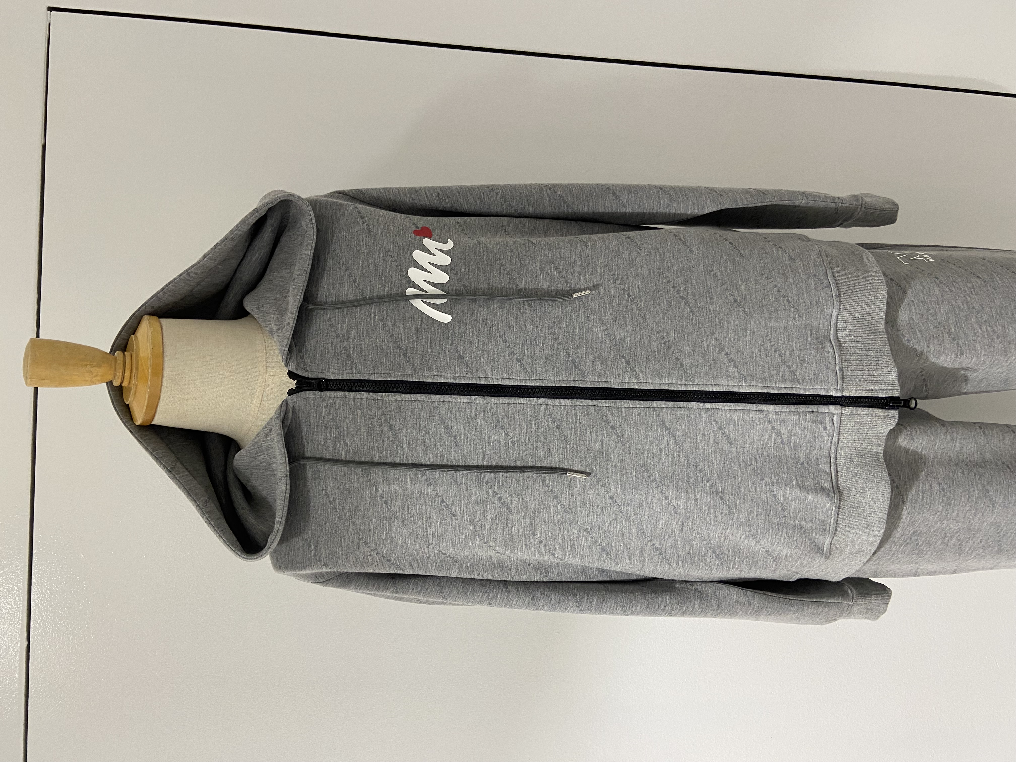 muta MARINE/ムータマリン/SET-UP ZIP HOODIE gray S