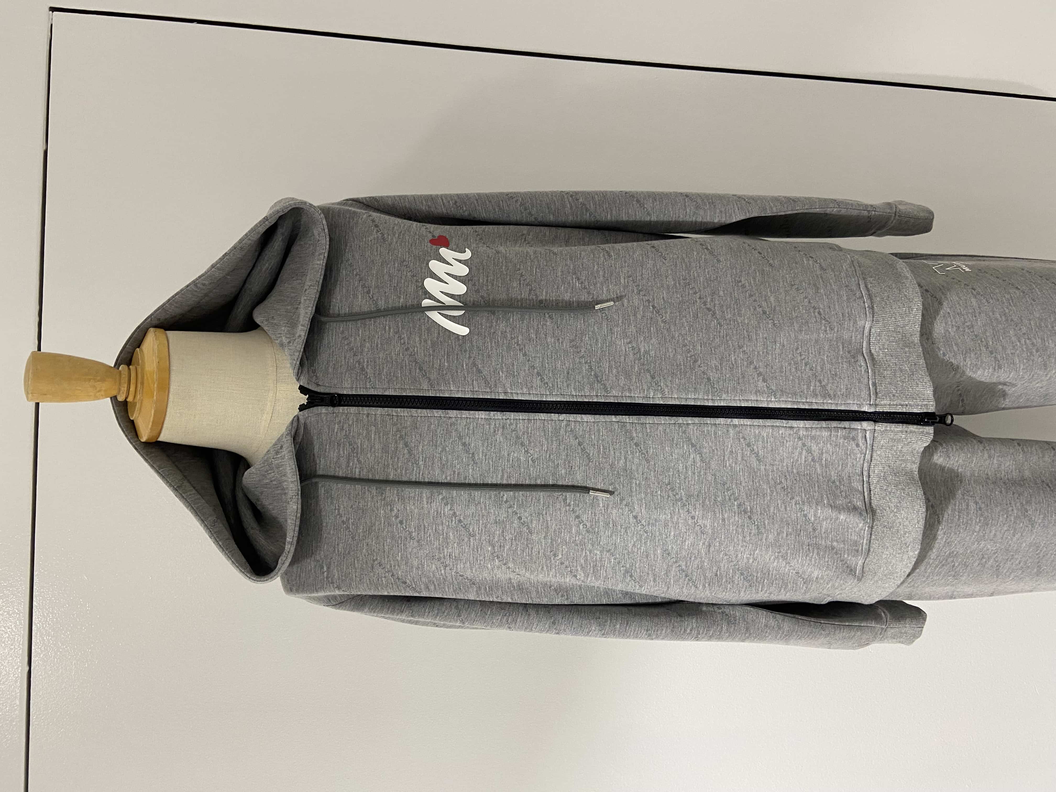 muta MARINE/ムータマリン/SET-UP ZIP HOODIE gray XL