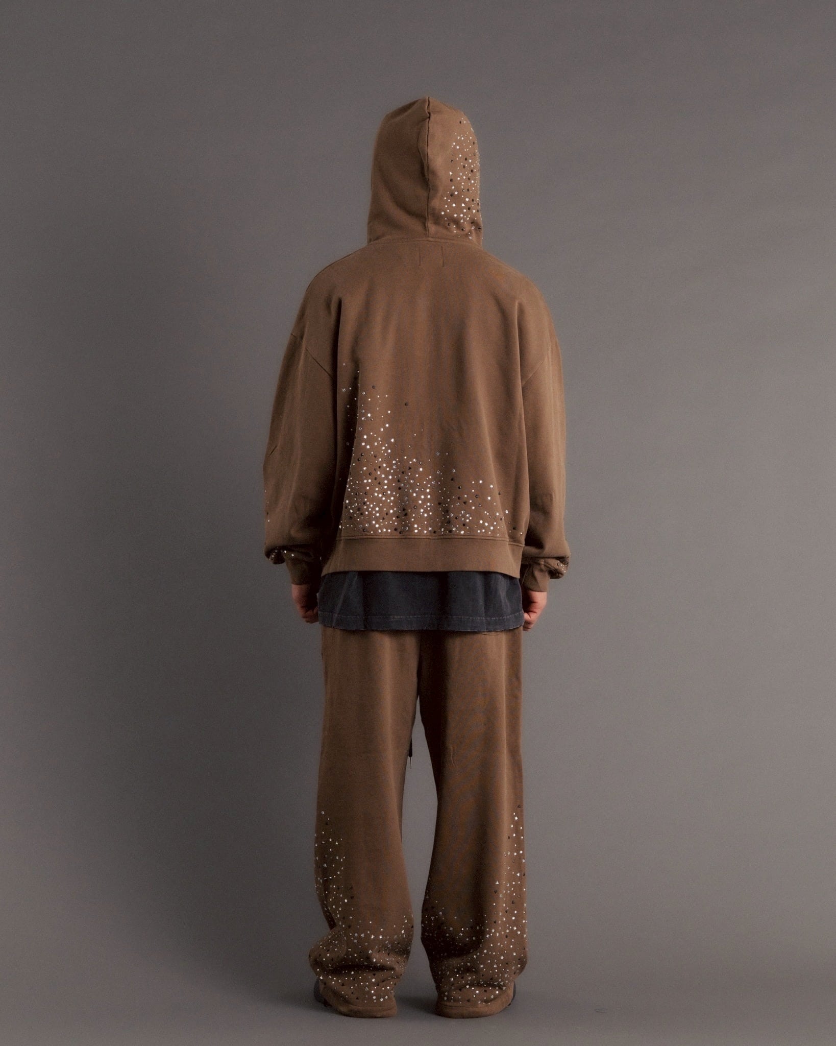 FR(13)NDS /フレンズ/Stone Sweat Hoodie brown L