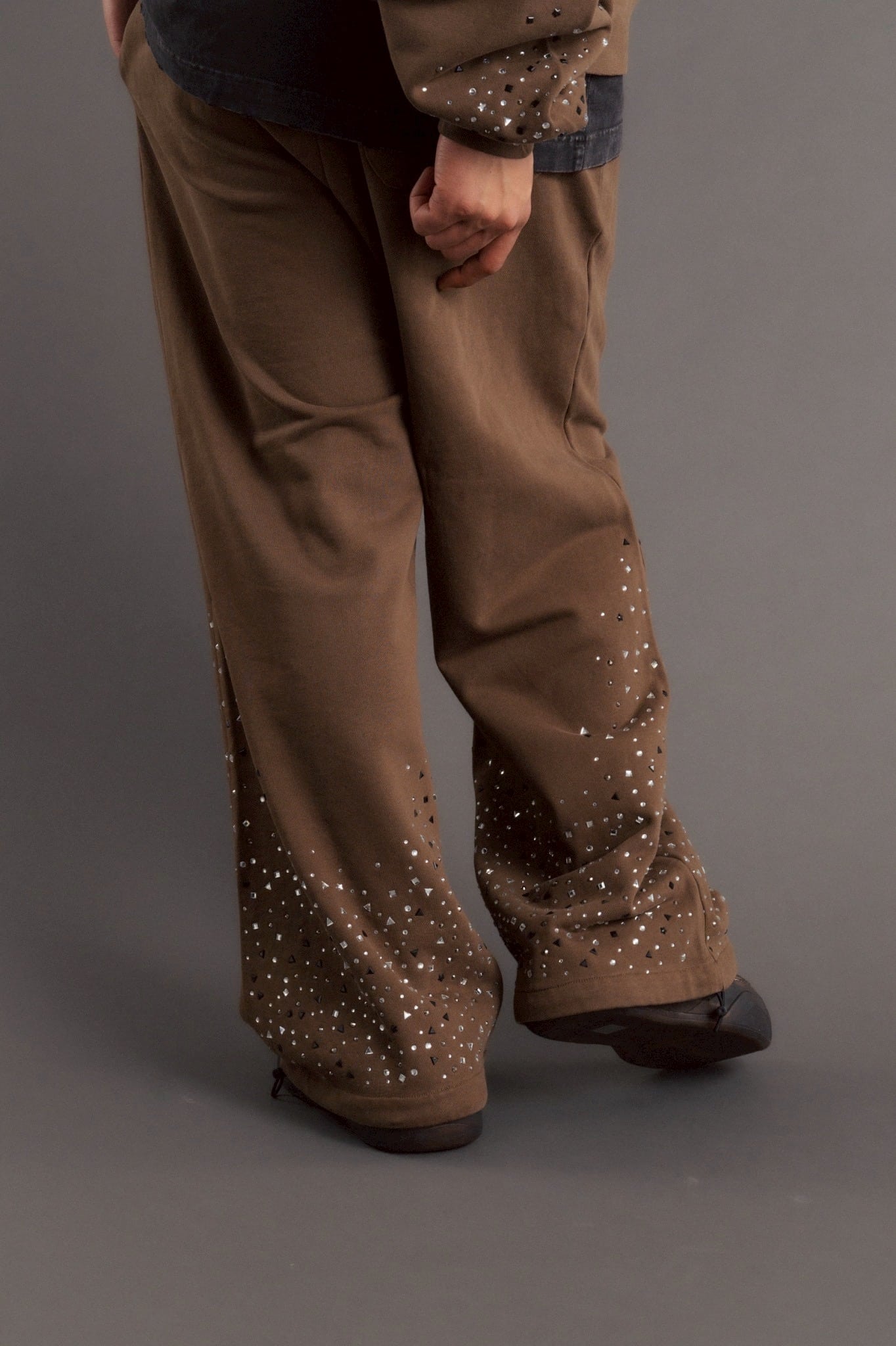 FR(13)NDS/フレンズ/Stone Sweat Pants brown L