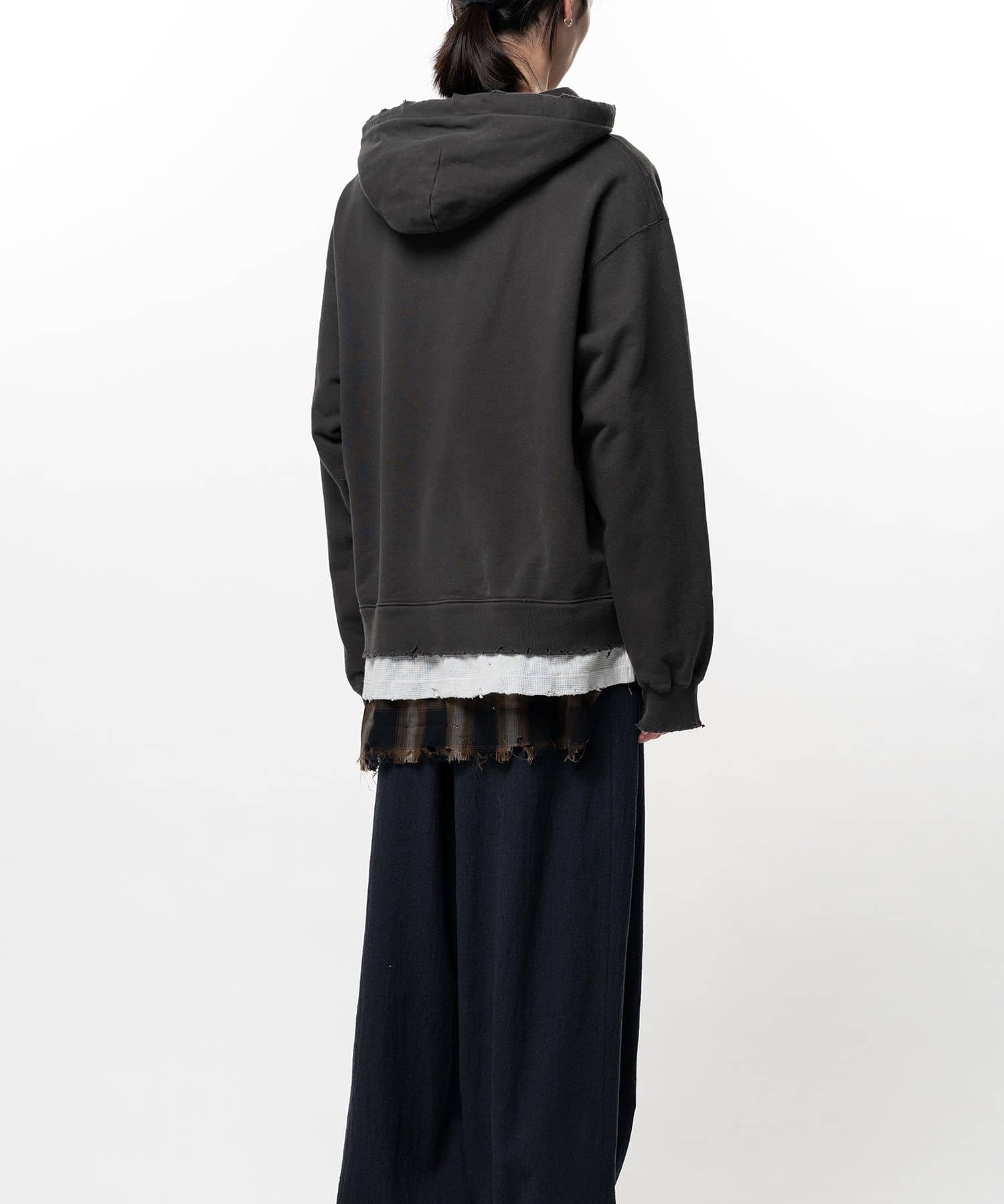 Maison MIHARA YASUHIRO/Triple Layered Hoodie black 48