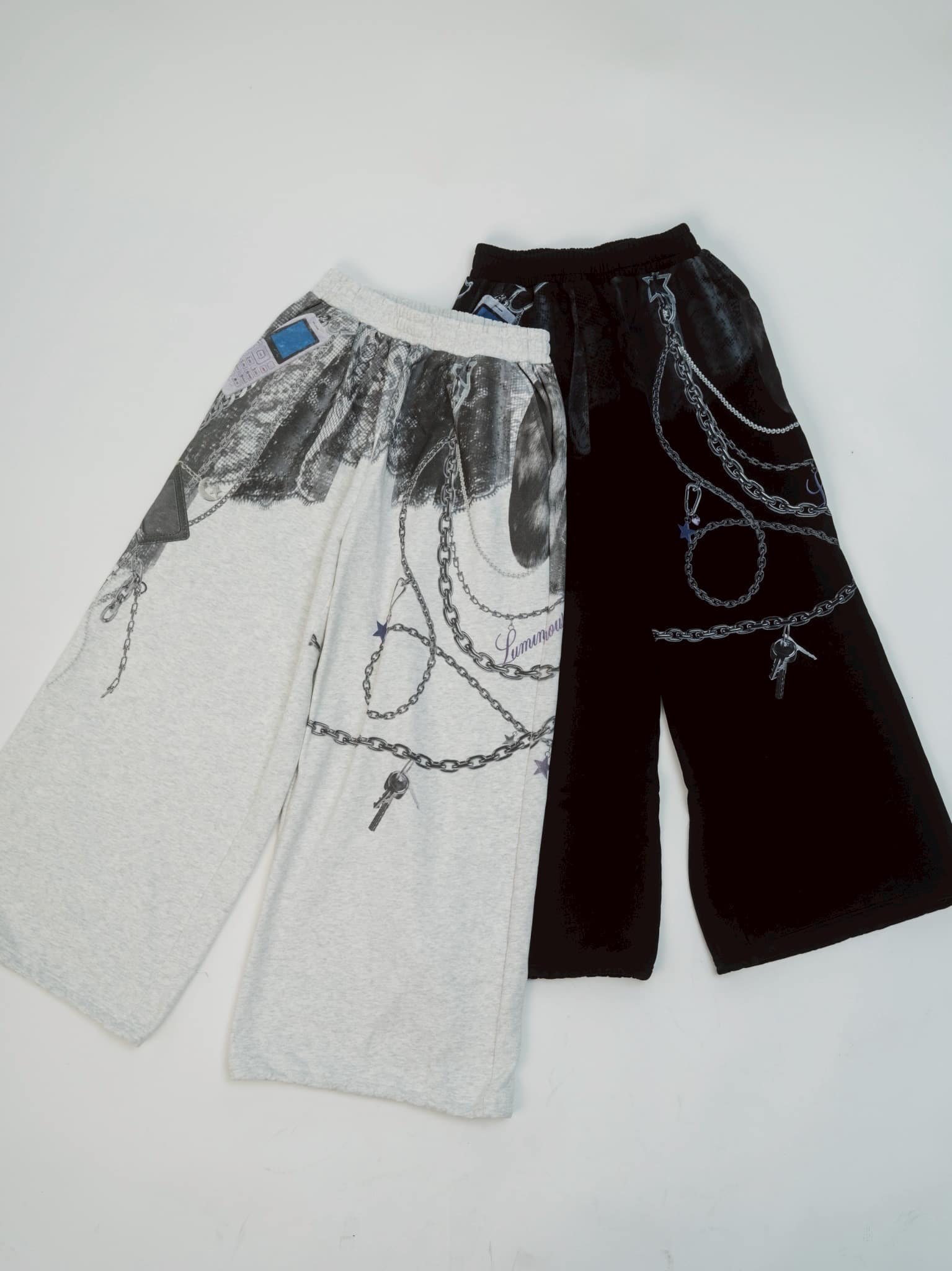 MITSUKI/Mitsuki Printed Pants gray F