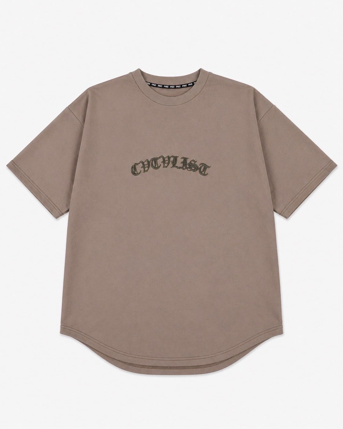 CVTVLIST/カタリスト/multi cross usual tee khaki L
