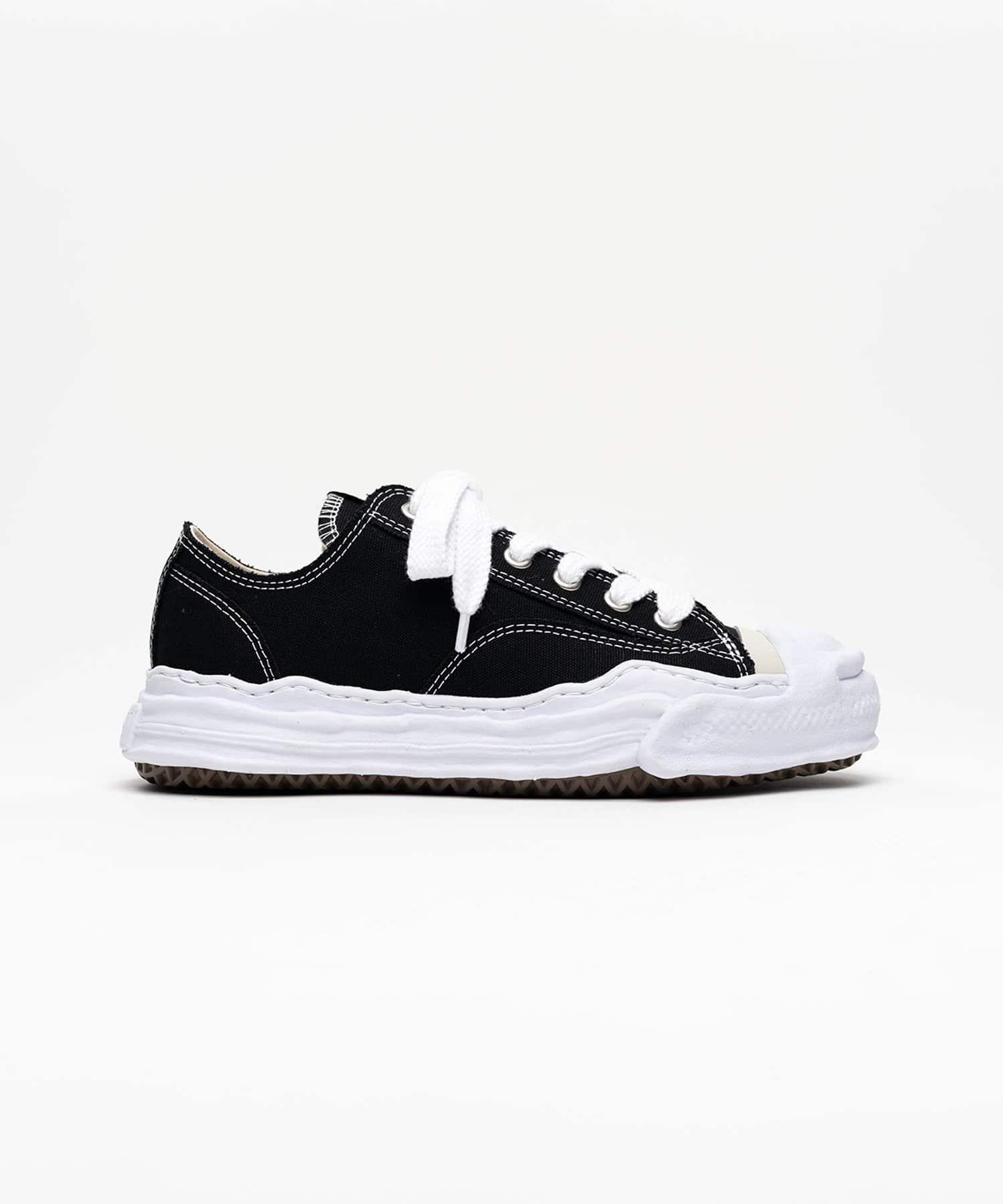 Maison MIHARA YASUHIRO/"HANK" OG Sole Canvas Low-top Sneaker black 36