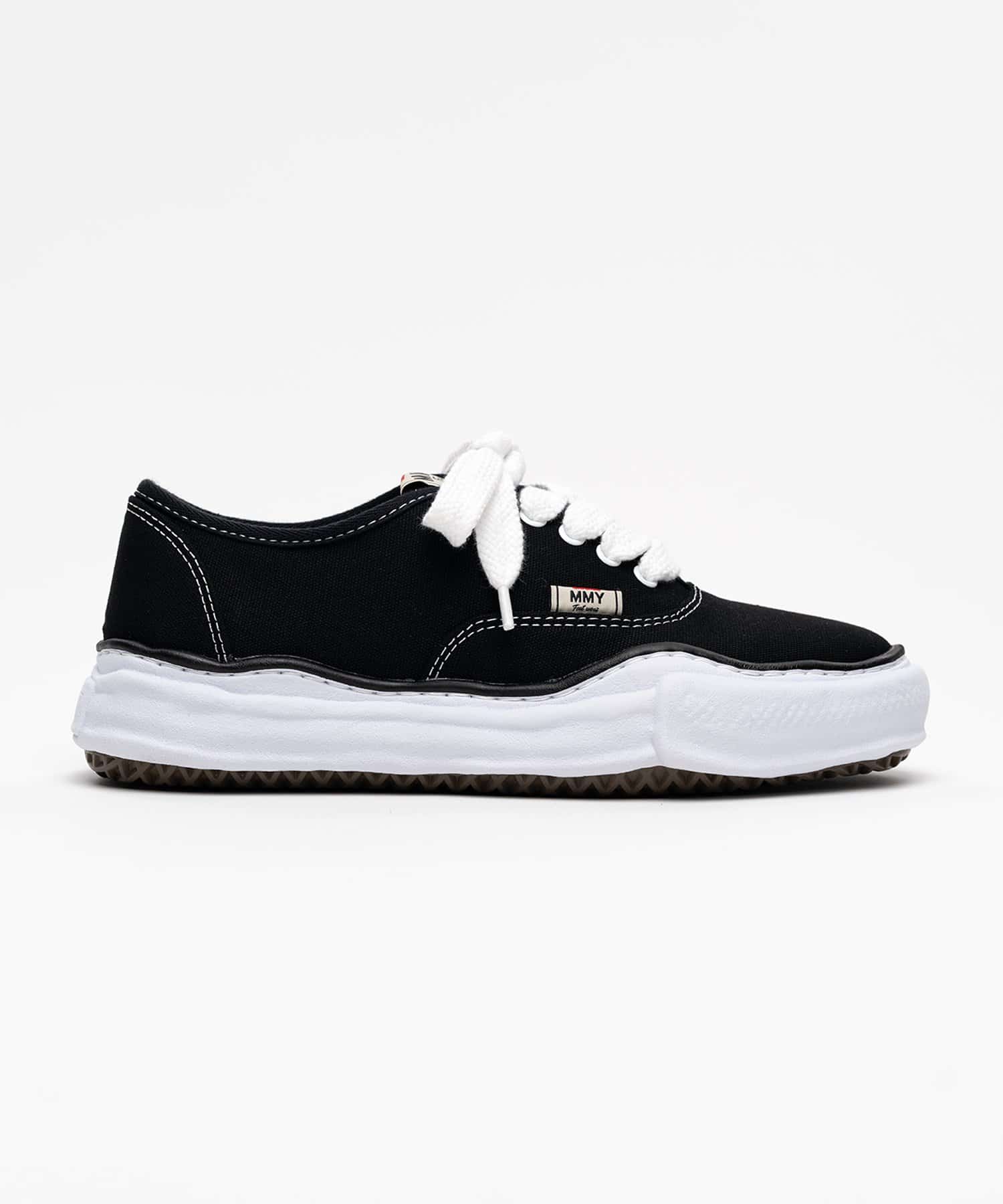 Maison MIHARA YASUHIRO/"BAKER" OG Sole Canvas Low-top Sneaker black 40