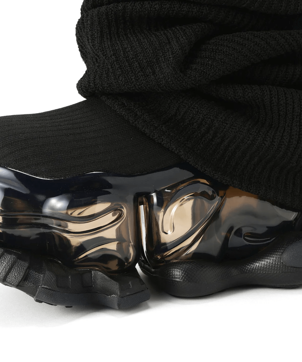 grounds/グラウンズ/SKYSCRAPER FALCON LOOSE SOCKS black 37