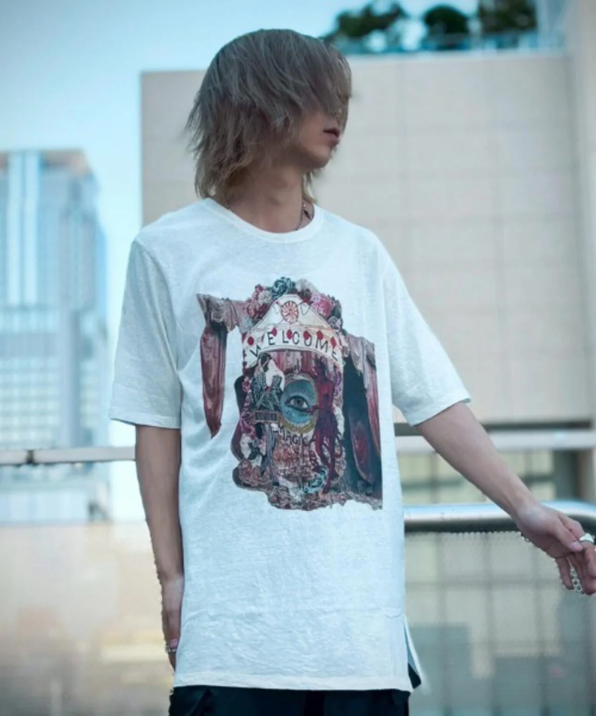 SHARE SPIRIT/シェアースピリット/Welcome Tee white M