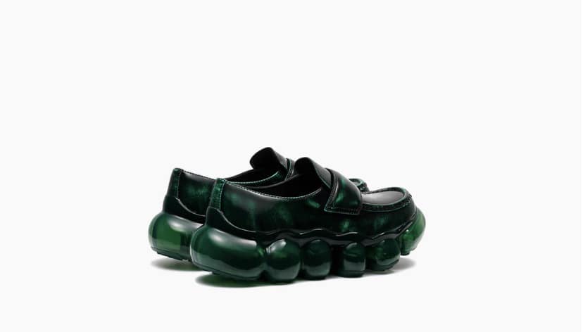grounds/グラウンズ/JEWELRY LOAFER LEATHER/EMERALD / EMERALD EMERALD 38