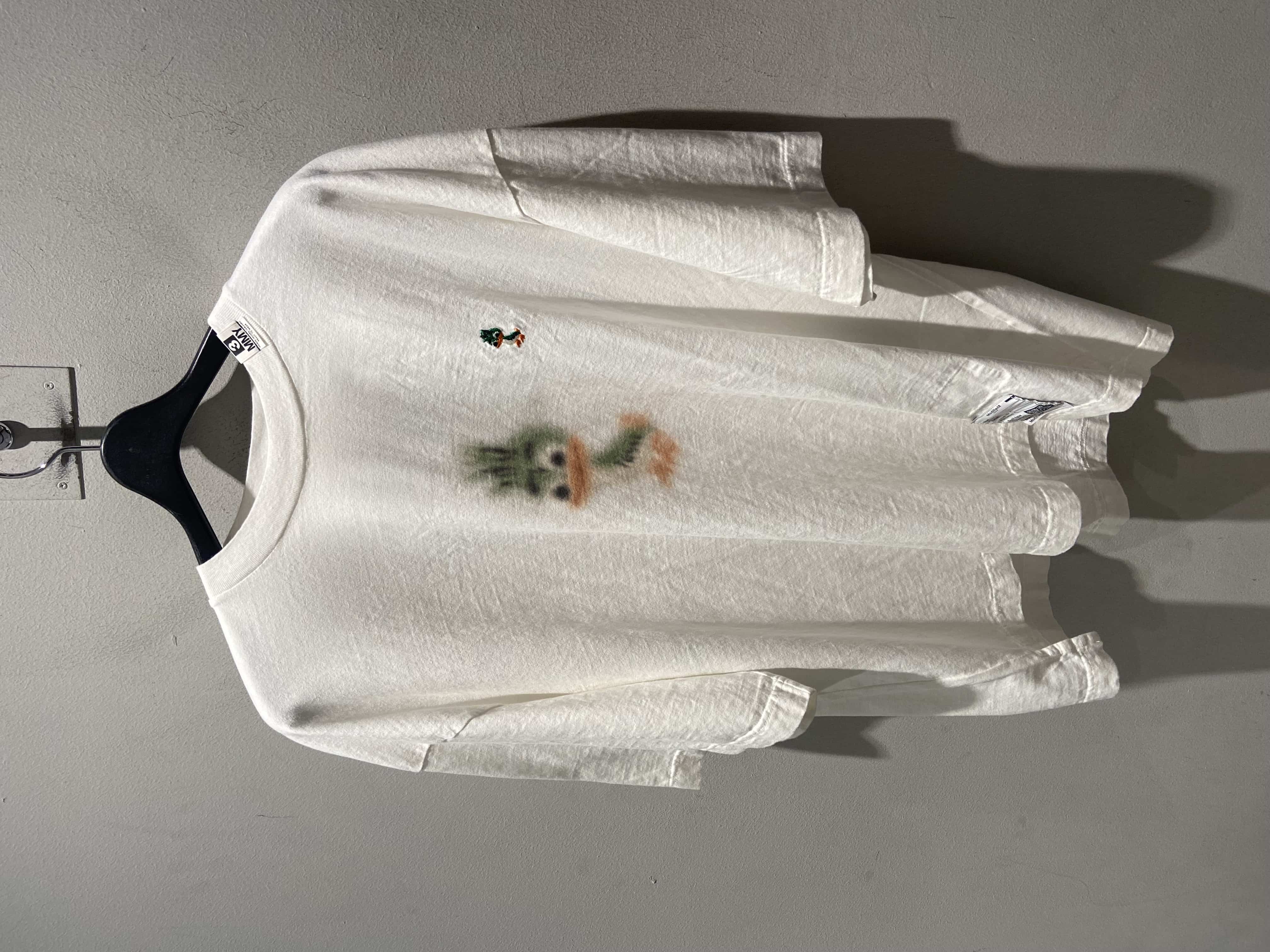 Maison MIHARA YASUHIRO/LEON PRINTED TEE white 50