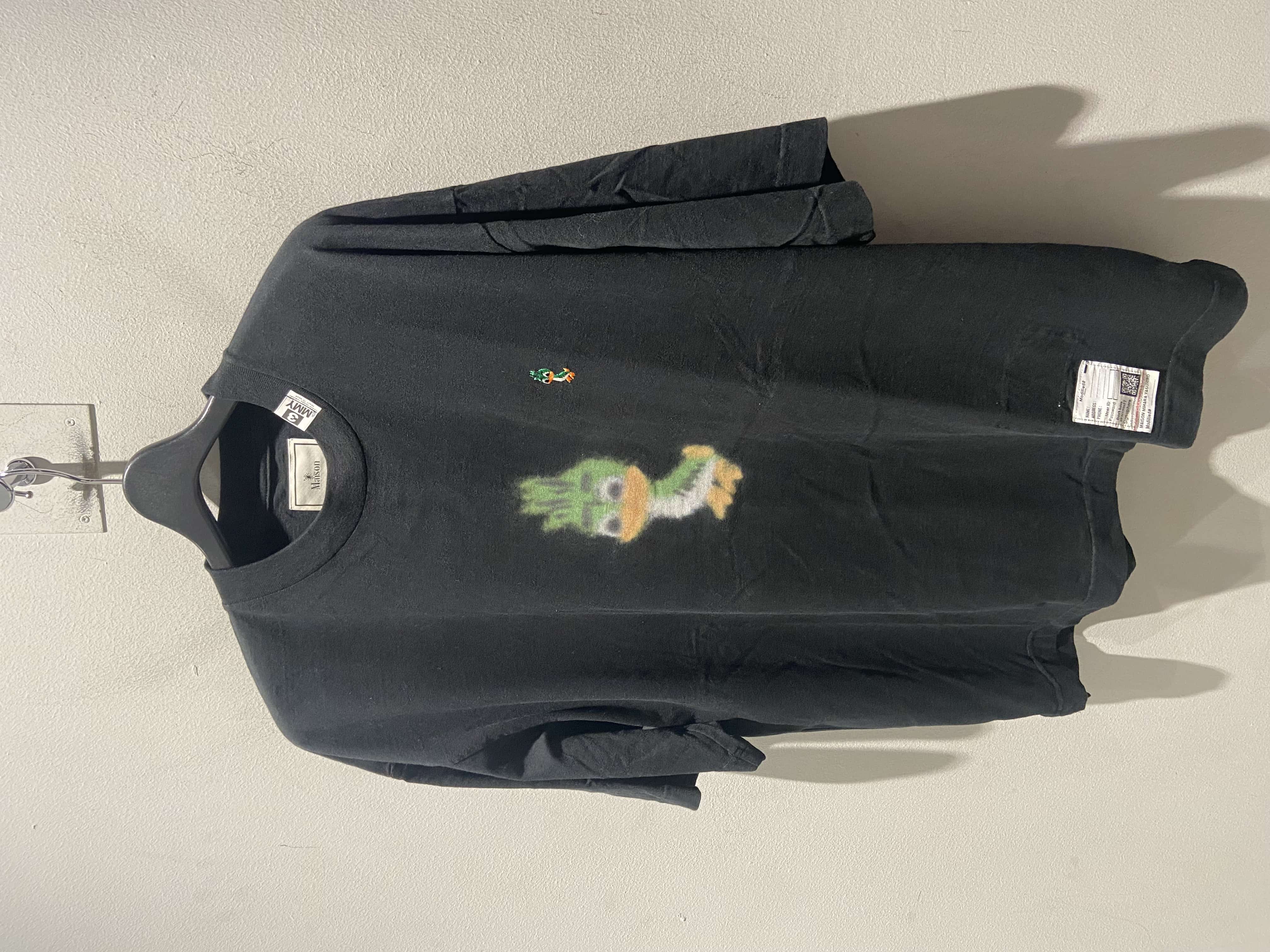 Maison MIHARA YASUHIRO/LEON PRINTED TEE black 50