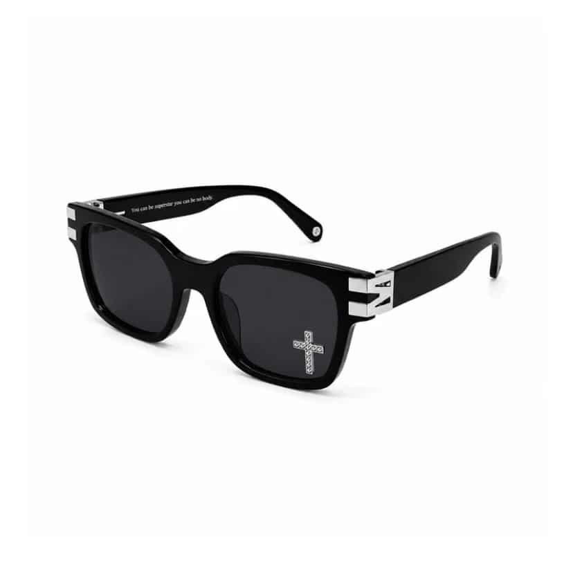 MOSEYEC/SHIFT FRAME GLASS-BLACK- BLACK F