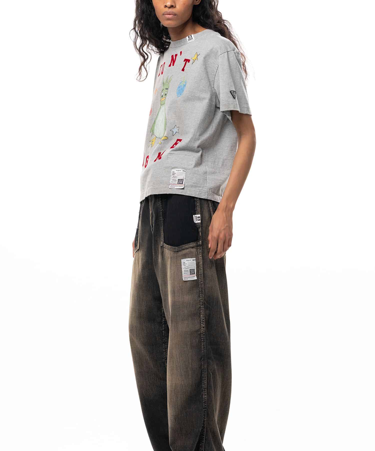 Maison MIHARA YASUHIRO/Leon Doodle Printed T-shirt gray 36