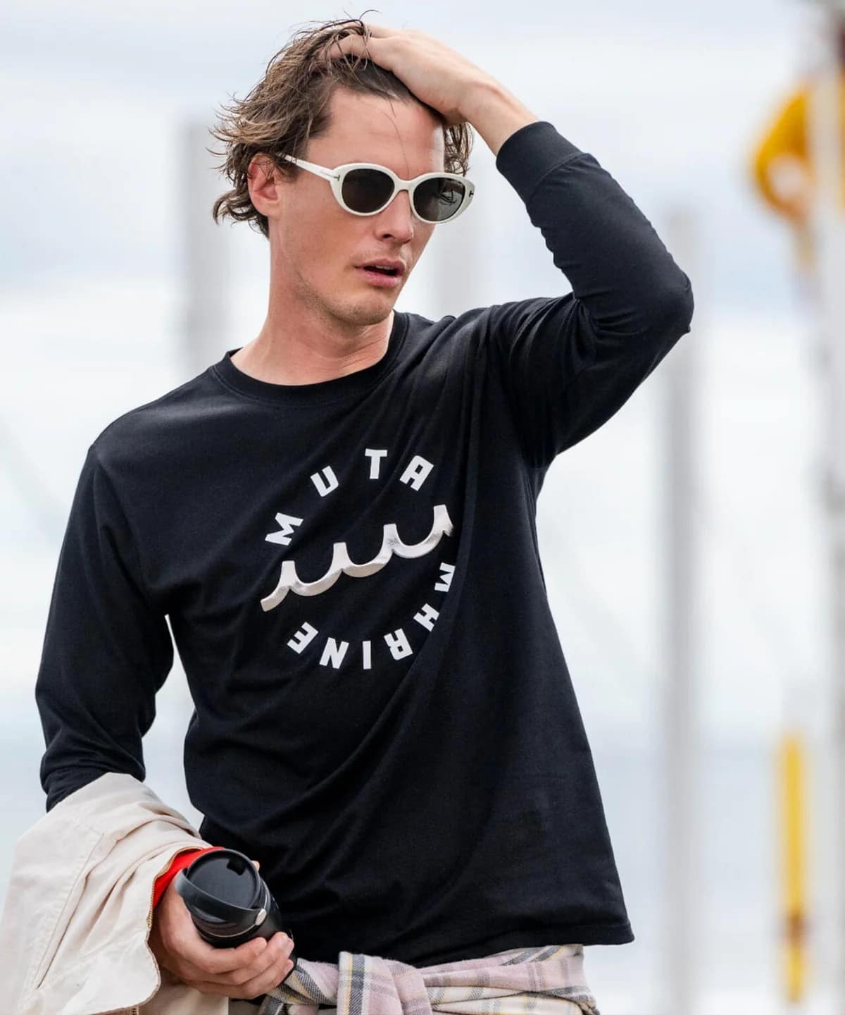 muta MARINE/ムータ マリン/Circle MM Metal Wave LS black M