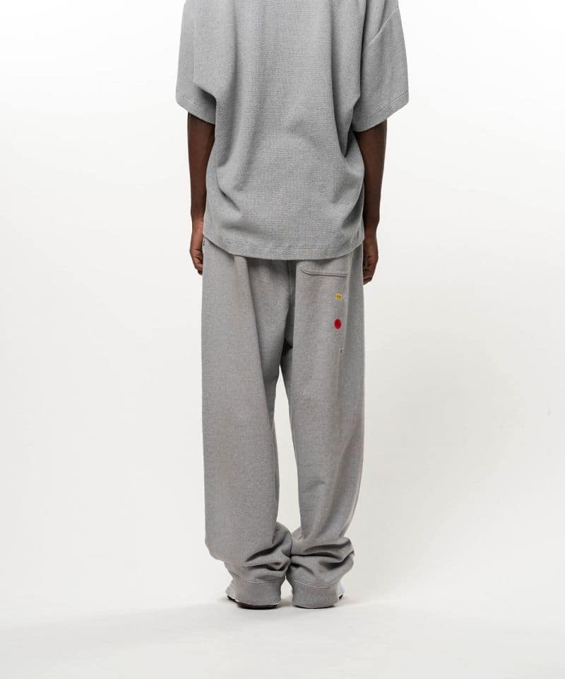 Maison MIHARA YASUHIRO/Price Tag Sticker Printed Sweat Pants black 46