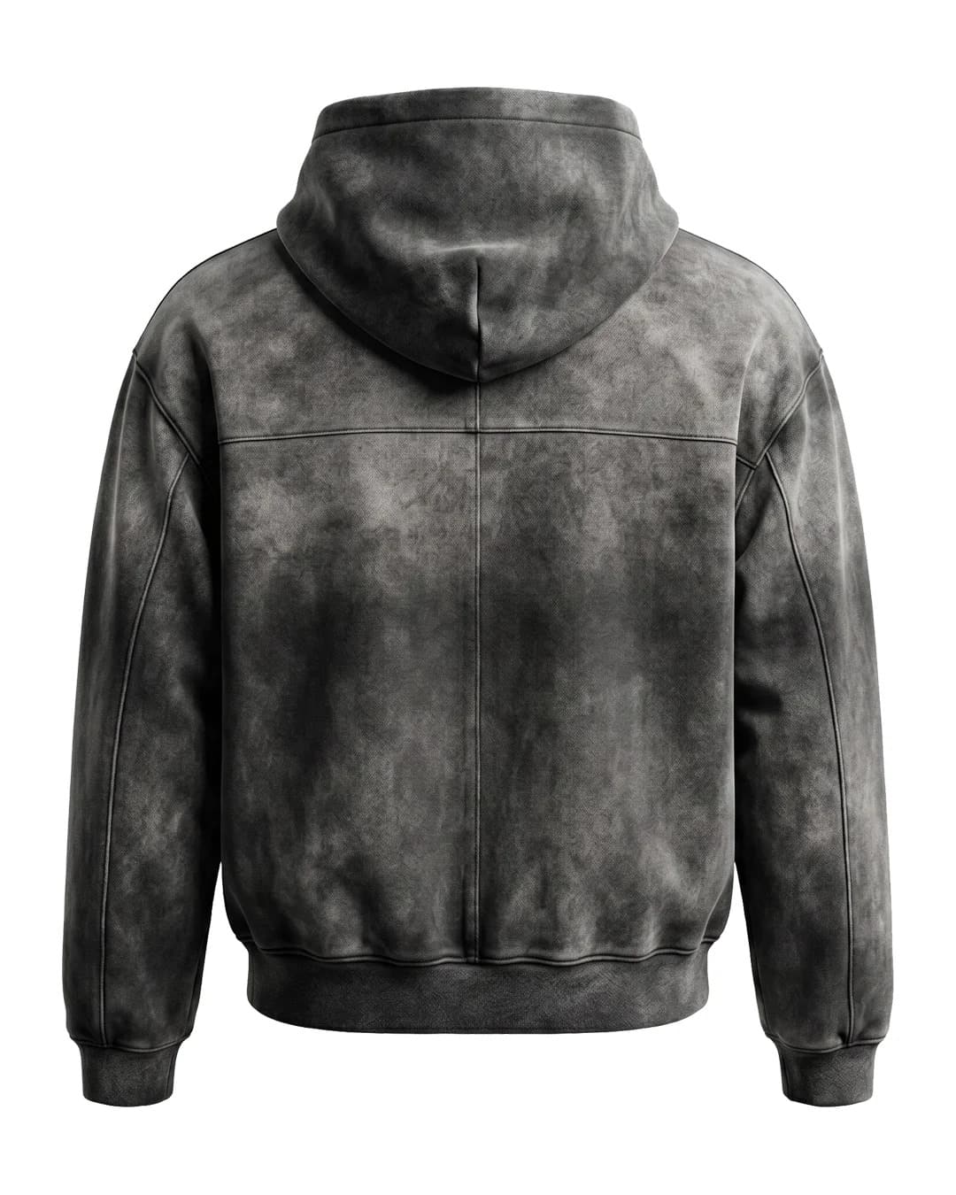 LAST NEST/Safety Pin Washed Zip Hoodie / Black(M black)｜ ROYAL