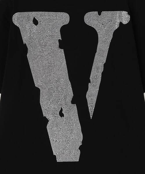 VLONE/ヴィーロン/RHINE STONE-VLONE TEE black M