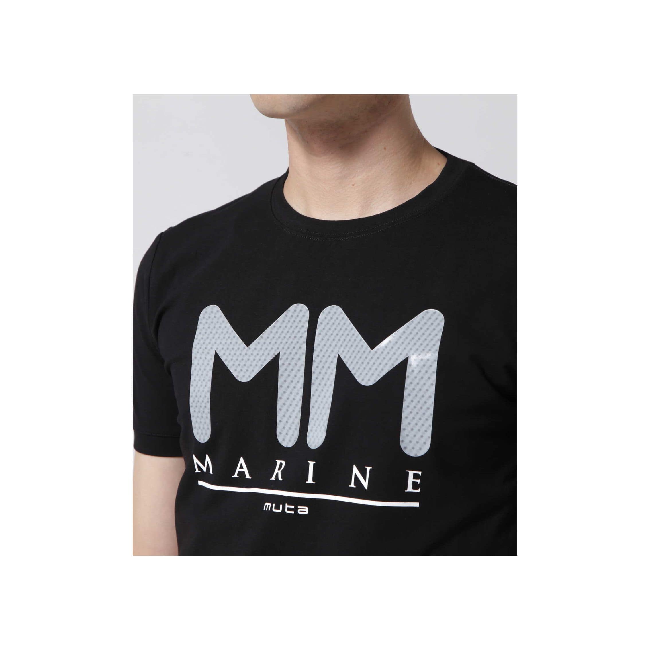 muta MARINE/ムータ マリン/別注3Dプリント Tシャツ black 7