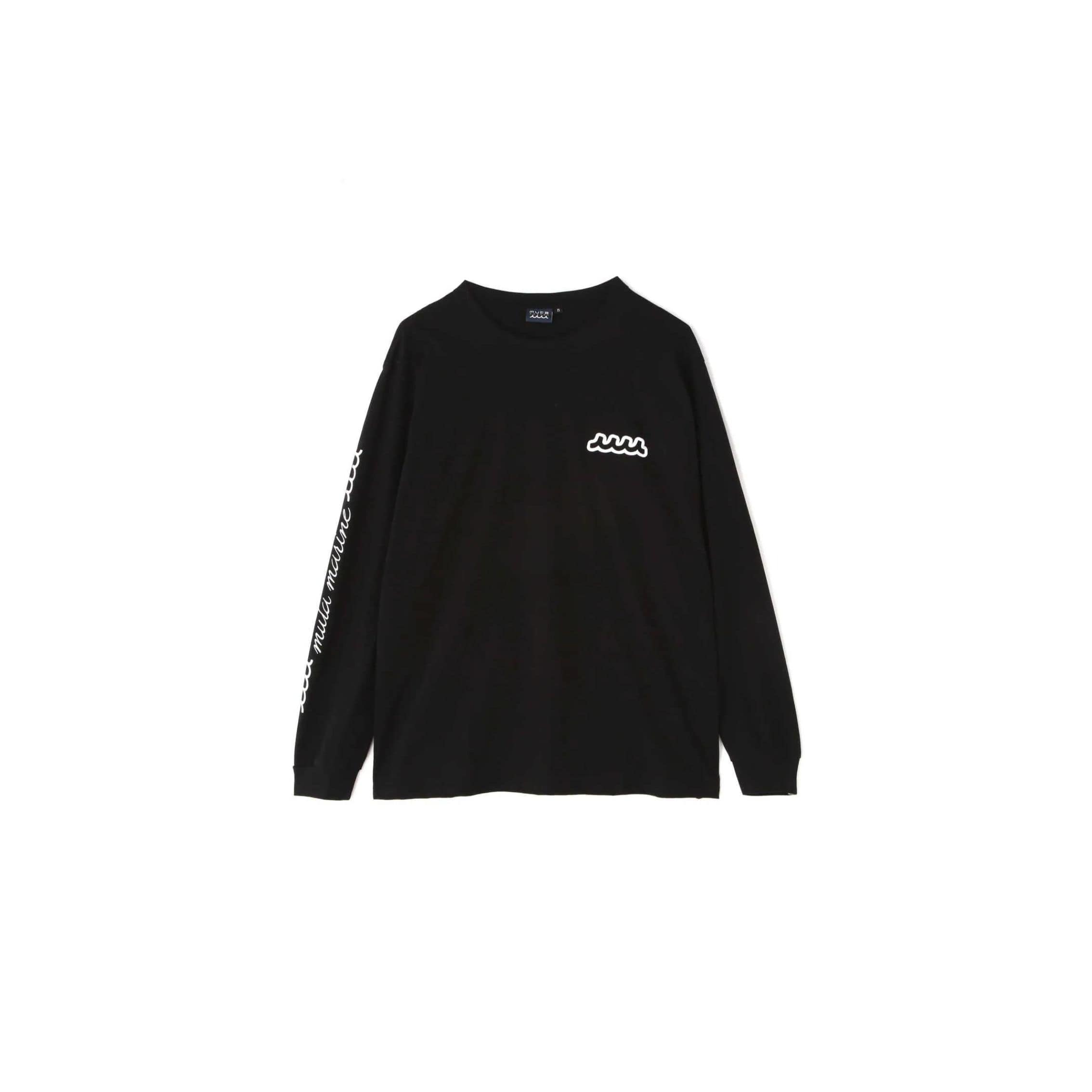 muta MARINE/ムータ マリン/別注3Dバックプリント ロングスリーブTシャツ black 6