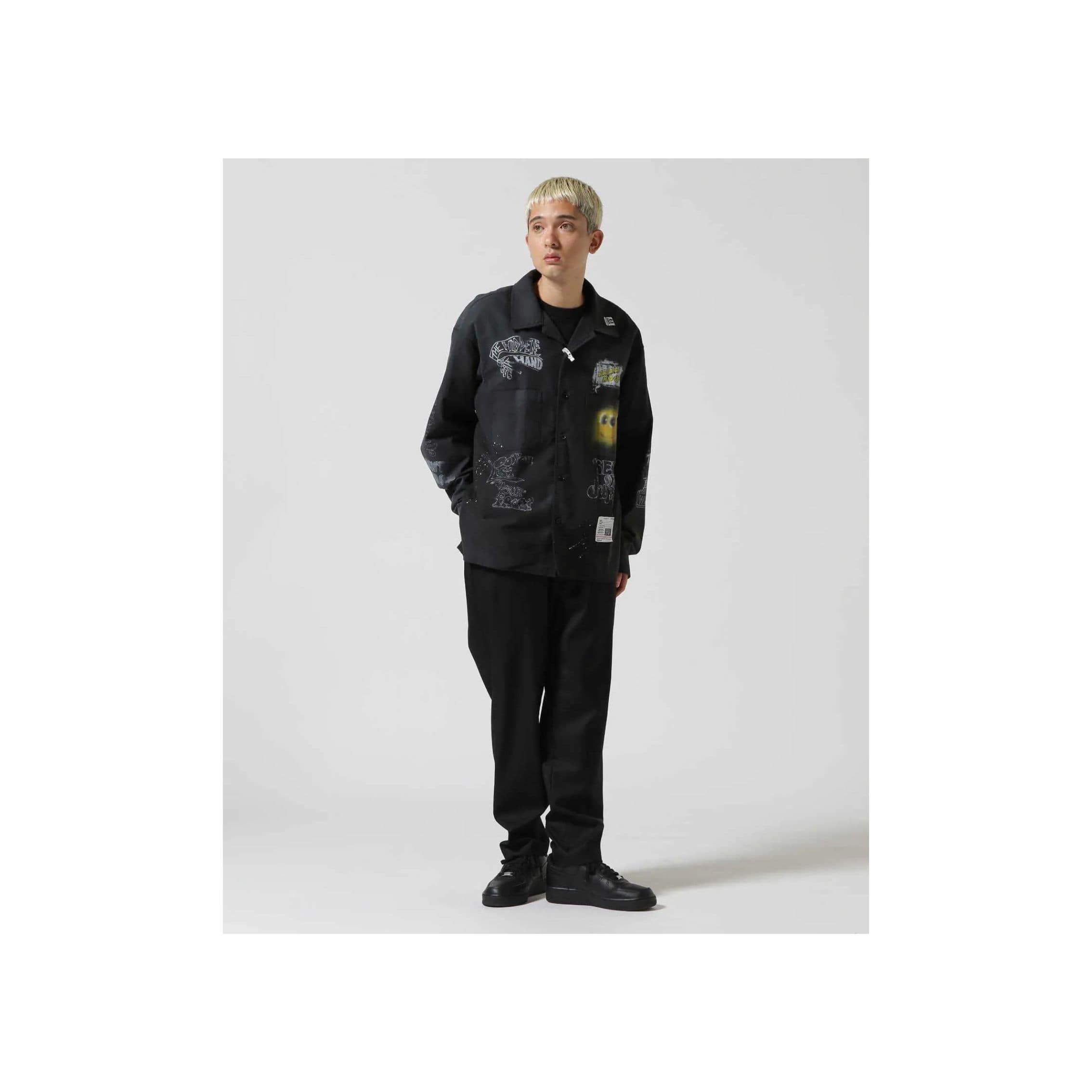 Maison MIHARAYASUHIRO/メゾン ミハラヤスヒロ/Distressed Shirt black 50