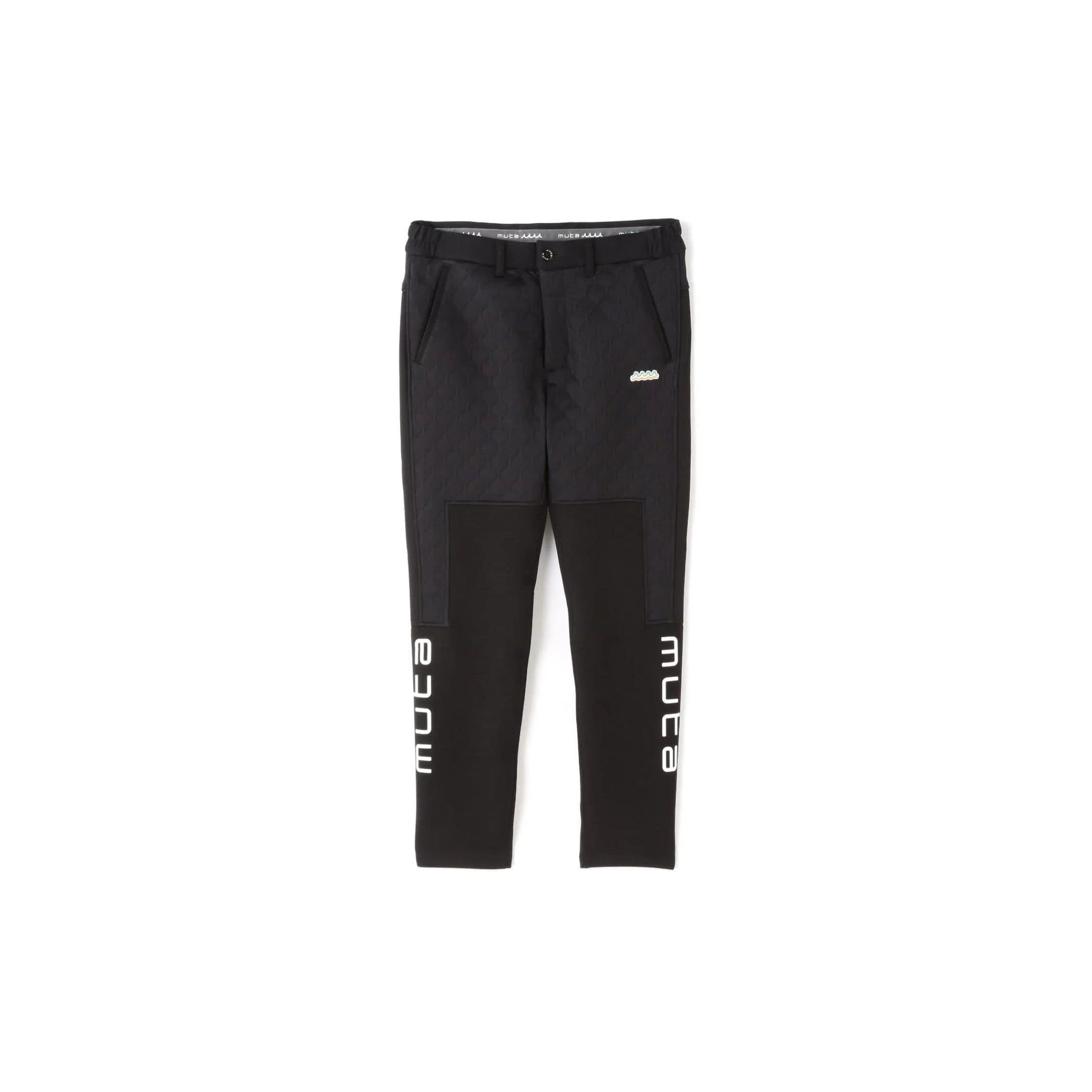 muta MARINE/ムータ マリン/別注ストレッチキルトパンツ black ６