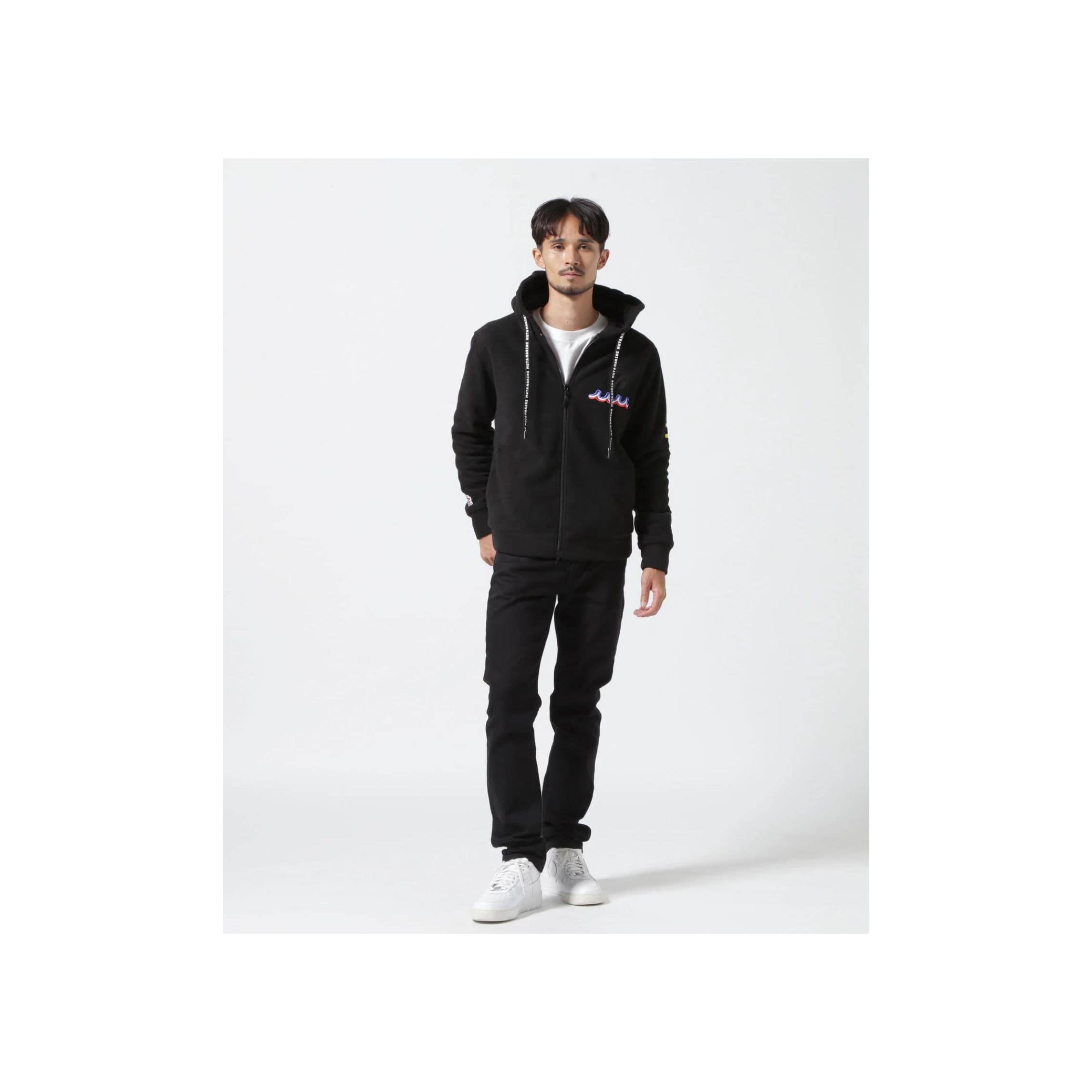muta MARINE/ムータ マリン/別注Fleece Parka black L