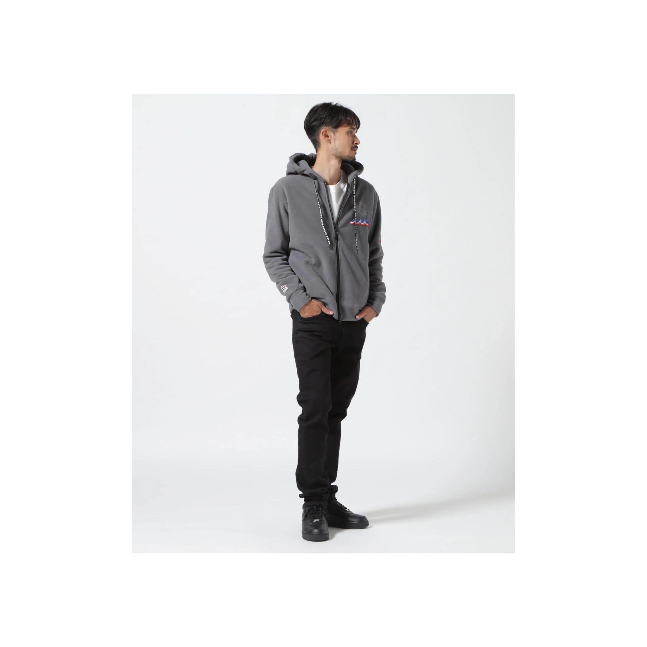 muta MARINE/ムータ マリン/別注Fleece Parka gray L