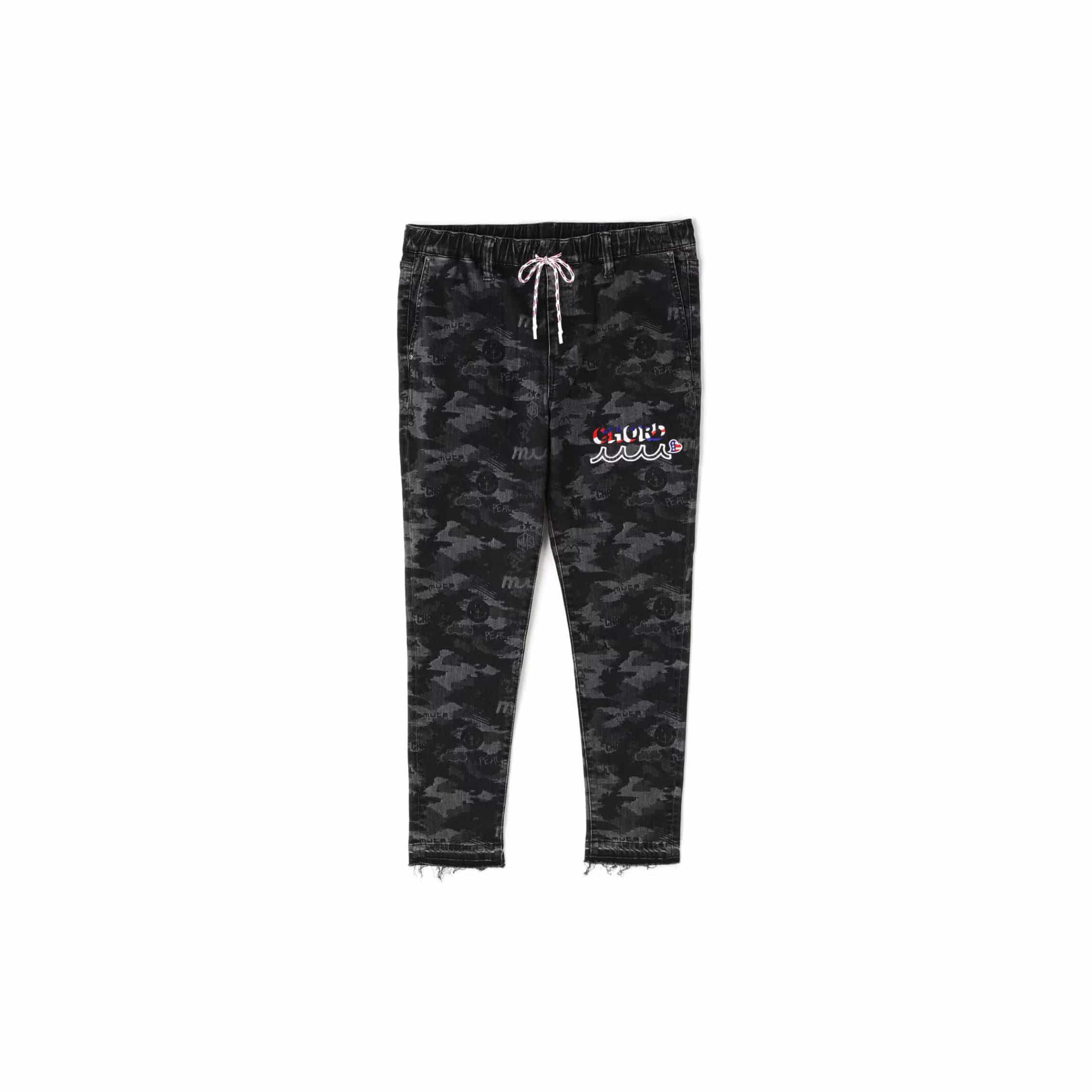 【Safari 6月号掲載】muta MARINE×CHORD/ムータマリン×コード/コラボデニム black ４