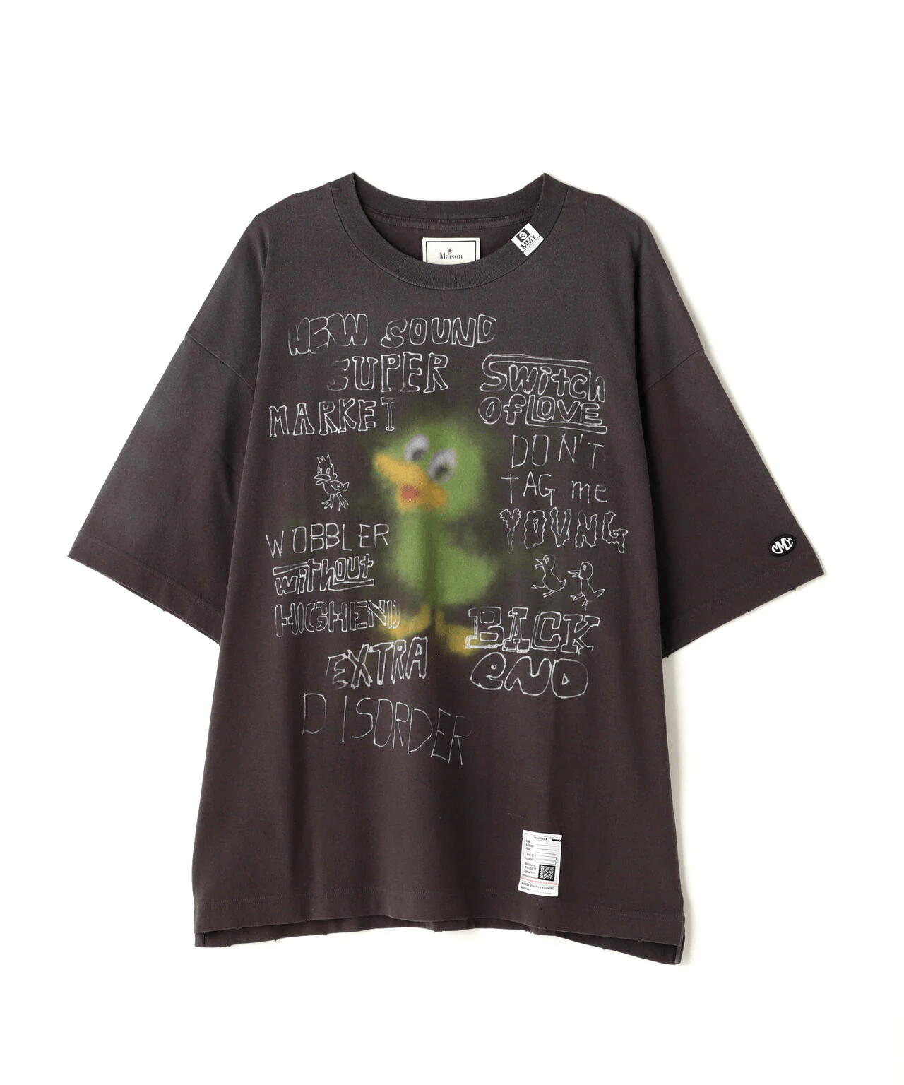 Maison MIHARAYASUHIRO/メゾン ミハラヤスヒロ/Distressed Tee black 46