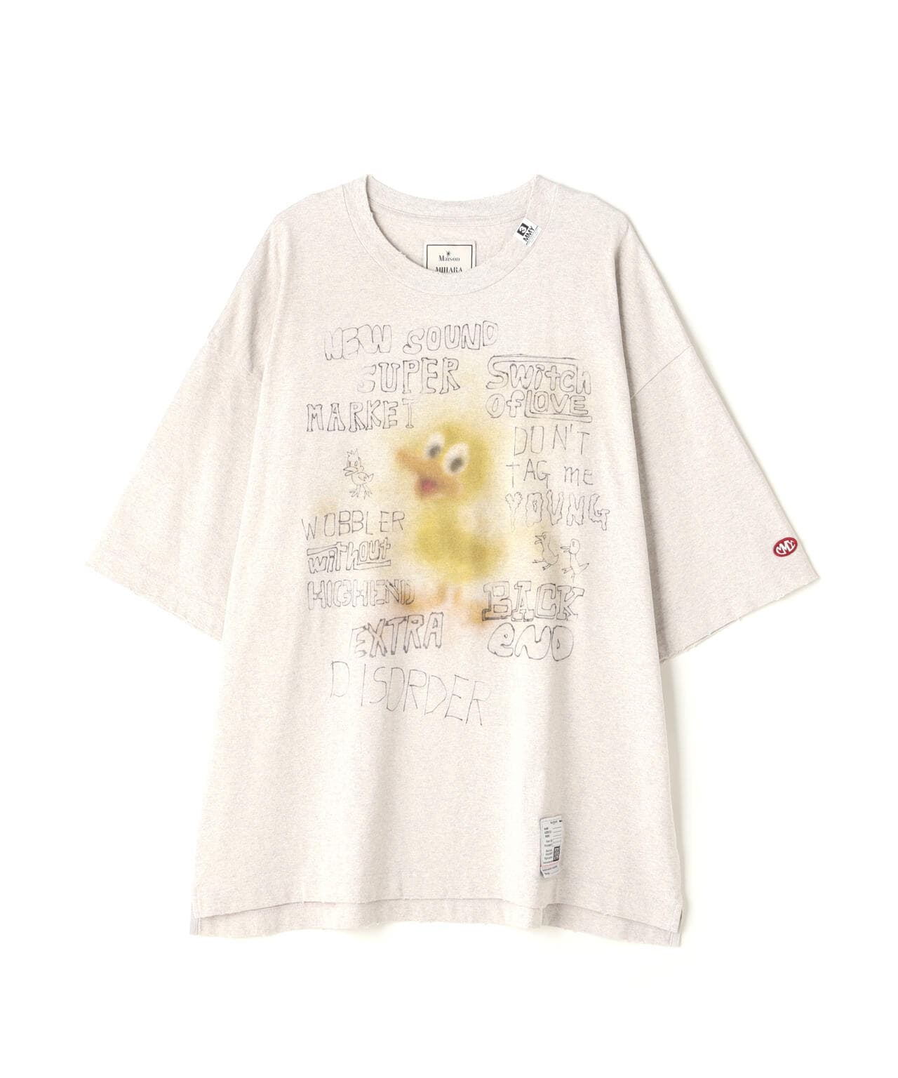 Maison MIHARAYASUHIRO/メゾン ミハラヤスヒロ/Distressed Tee grey 44