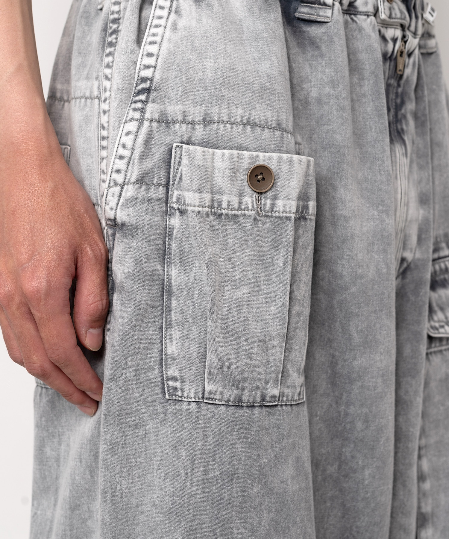 Maison MIHARAYASUHIRO/メゾン ミハラヤスヒロ/ Cotton Satin Military Pants 44