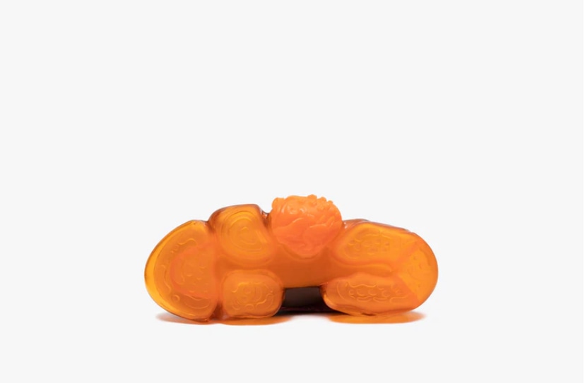 grounds/MOOPIE PUMPS/PURPLE VELVET / ORANGE orange 37