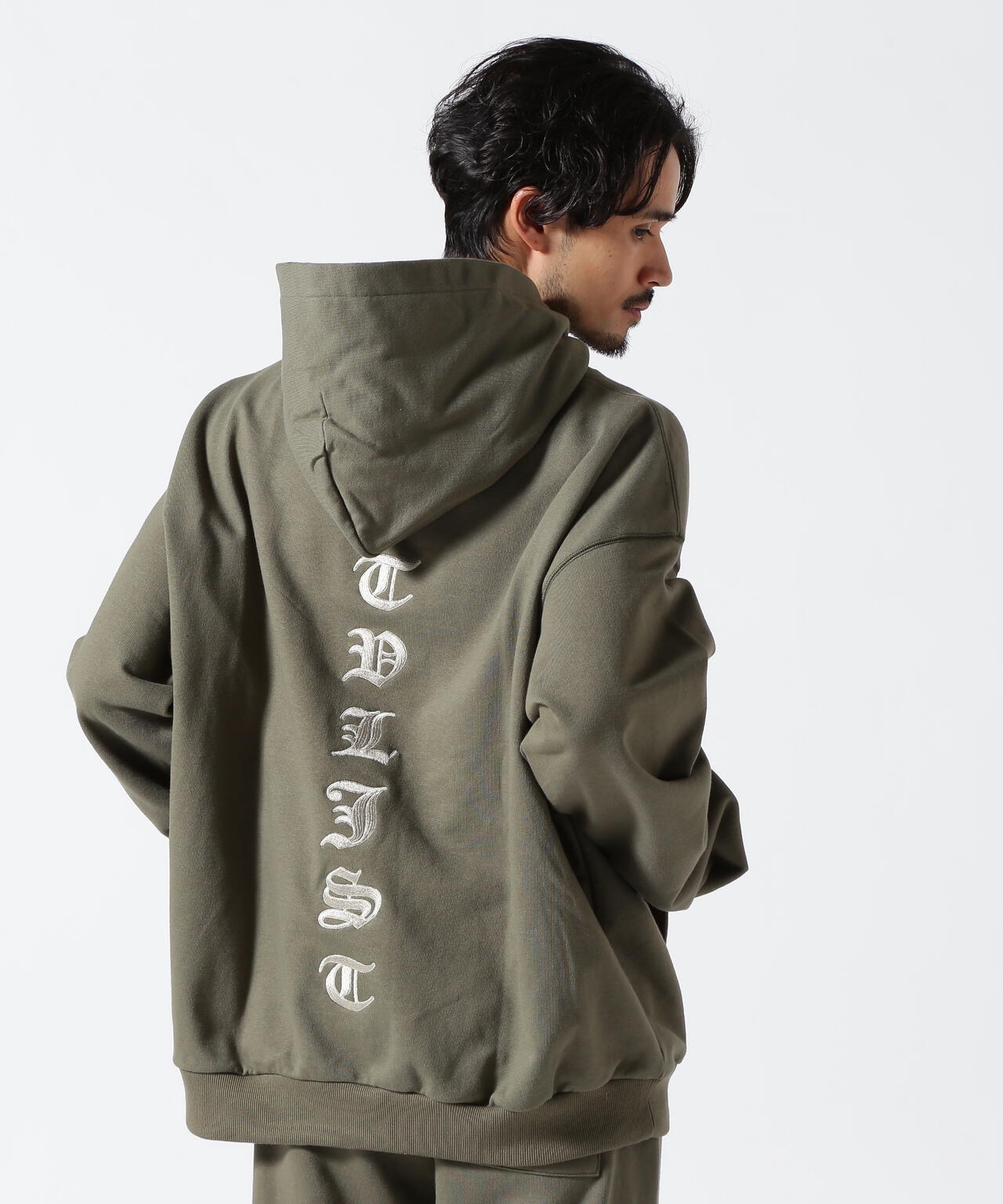 CTLS/シーティーエルエス/別注EMBROIDERY HOODIE brown 1