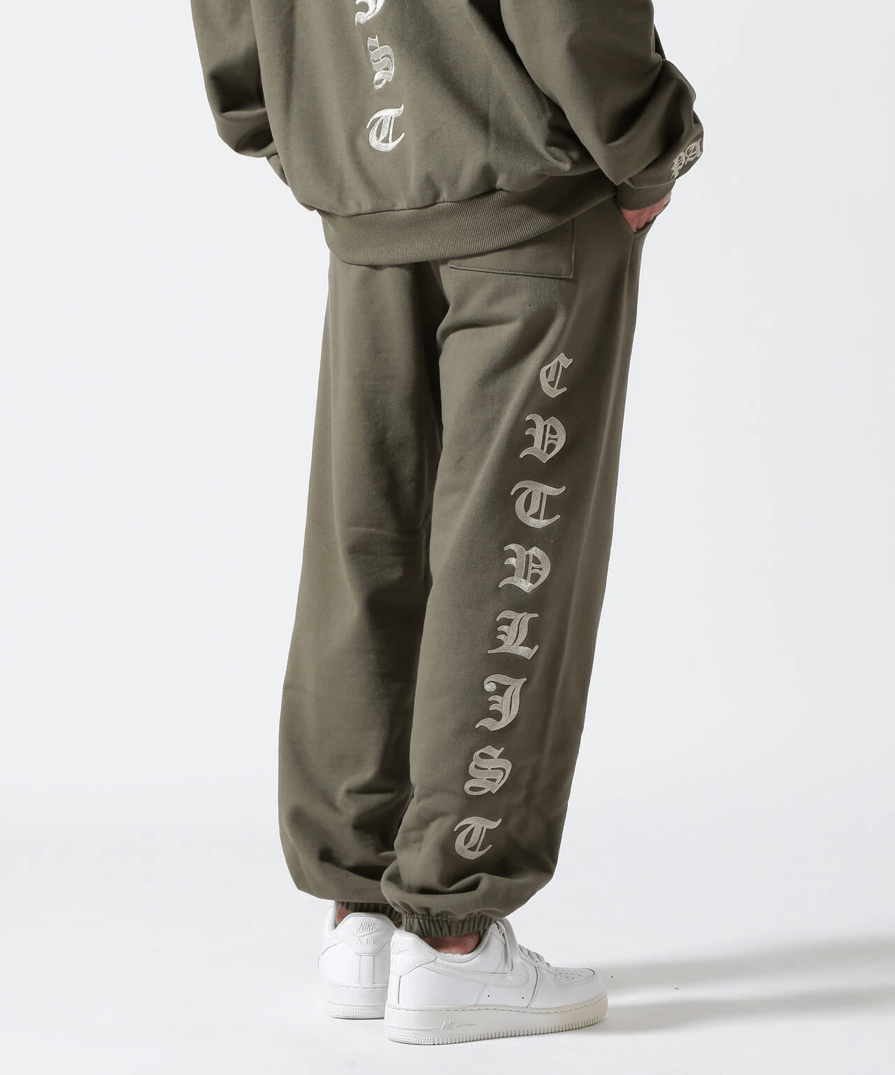 CTLS/シーティーエルエス/別注EMBROIDERY SWEAT PANTS brown 0